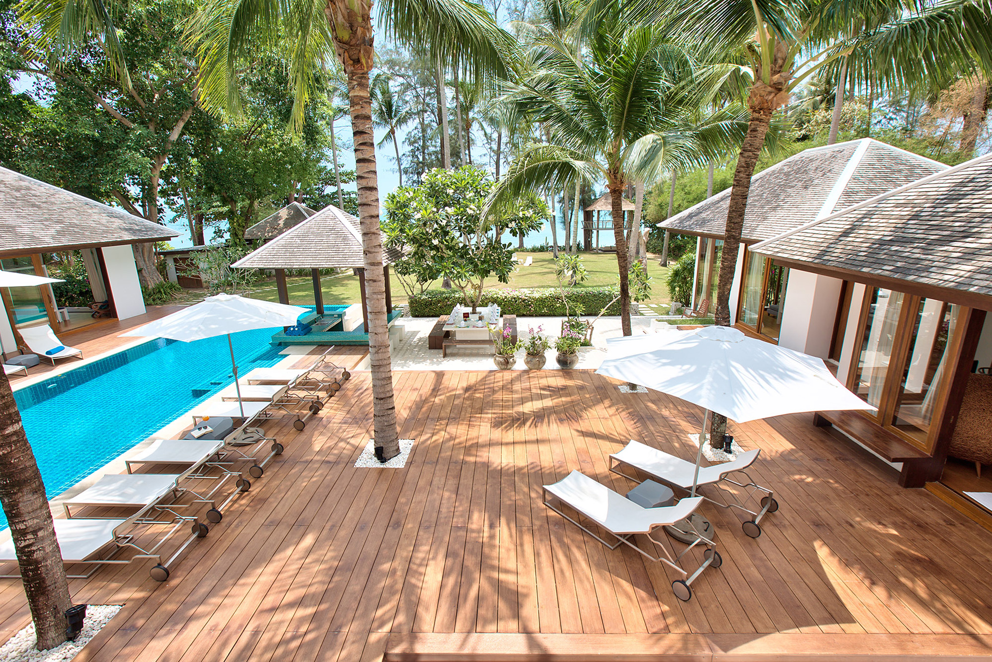 Ban Suriya - Lipa Noi Beachfront Villa in Koh Samui, Thailand.